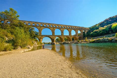 Hd Wallpaper Pont Du Gard Bridge Roman Provence France Aqueduct