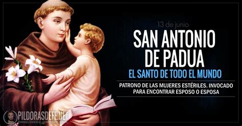 San antonio de palé (fi); Oración de los esposos a San Antonio de Padua por la ...