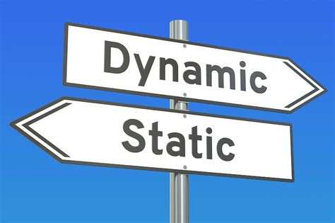 Static Vs Dynamic Website Whats The Difference Blogging Karma