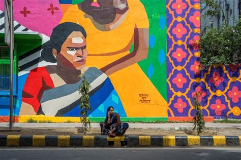 Delhis Lodhi Colony Turns Into An Art District As 30 Artists Paint