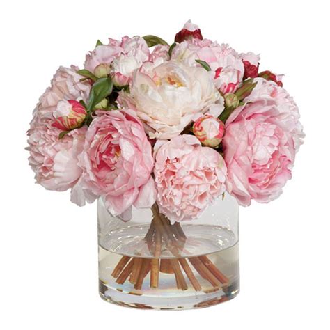 Pink Peony Watergarden Florals And Trees Faux Flowers Pink Peonies