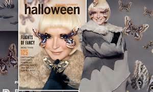 Martha Stewart Wears A Butterfly Costume On The Cover Of Halloween