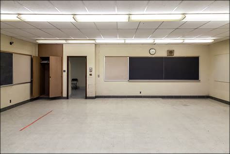 Empty Classroom At Elmhurst High School In Fort Wayne Photograph By