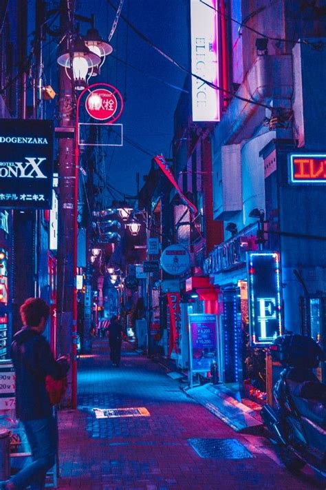 Japan Night Street Wallpaper