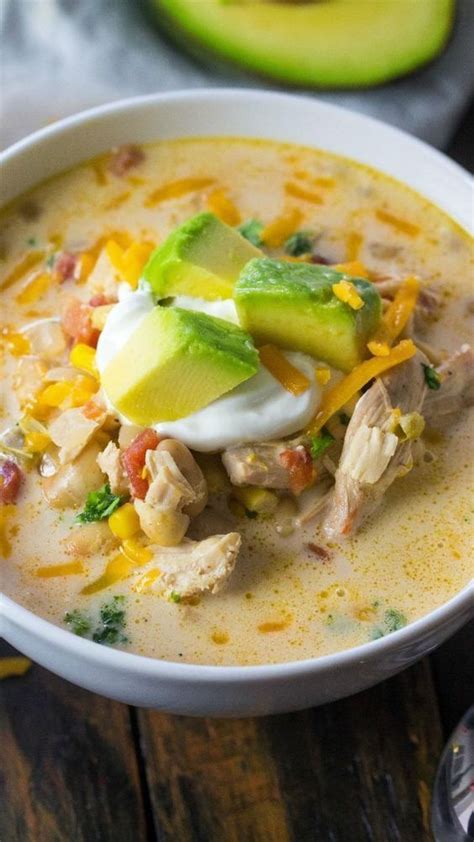 white chicken chili crock pot recipe an easy slow cooker dinner idea … white chicken chili