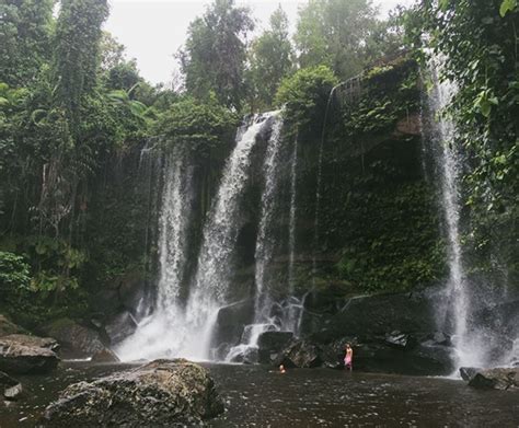 Dive Into This Hidden Cambodian Waterfall