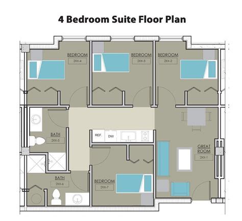 This Is The Perfect Set Up Apartment Floor Plans Floor Plans