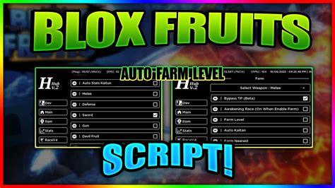 Blox Fruits Script Gui Hack Fast Level Farm Max Full Automatic Op