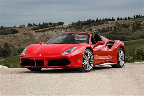 Ferrari 488 Convertible Red Ferrari 488 Pista Spider Amalgam Collection