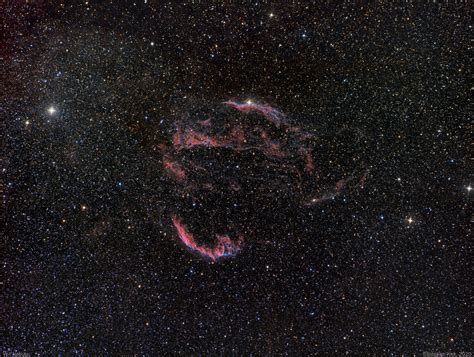 The Veil Nebula In Cygnus With Samyang Rokinon 135mm Lens Sk Astro