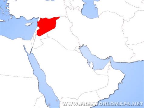 Where Is Syria Located On The World Map