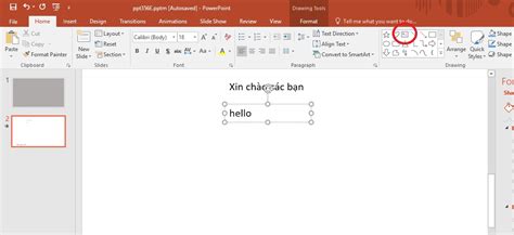 Hướng Dẫn Tạo Chèn Textbox Trong Powerpoint 2016