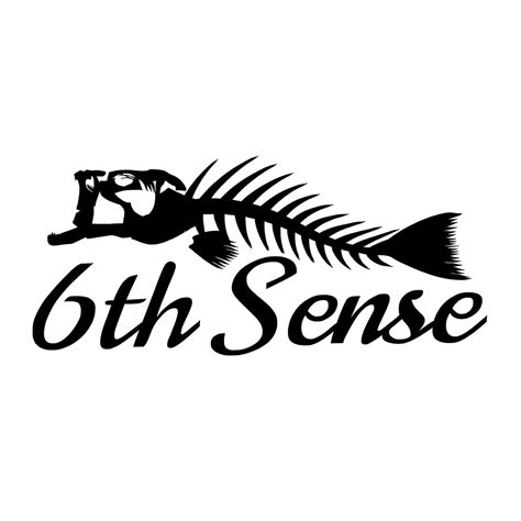 6th Sense Fishing Gear Fish Bones Decal