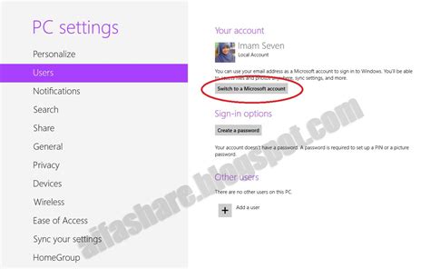 Anda harus mengunjungi website microsoft terlebih dahulu. Cara Daftar/Buat Akun Microsoft Pada Windows8 | Aifa Tips ...