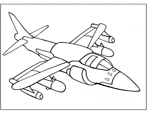 Aircraft Coloring pages 🖌 to print and color