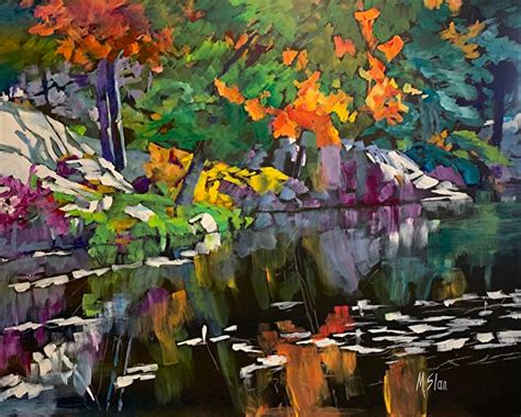 Add '60' to each side of the equation. Washago Splendour by Miriam Slan, Acrylic, 48 x 60 x 11/2 ...