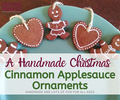 Cinnamon Applesauce Ornaments A Handmade Christmas
