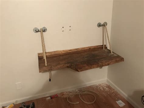 Save on furniture & more. Live edge desk | Live edge desk, Floating shelves, Decor