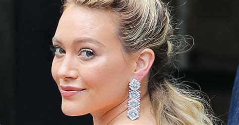 Hot Mama Hilary Duff Ponytail And Gown ~ Krazy Fashion Rocks