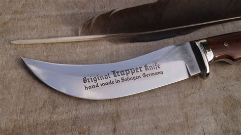 Othello Anton Wingen Jr Original Trapper Knife Skinner Jagdmesser Solingen Germany Custom