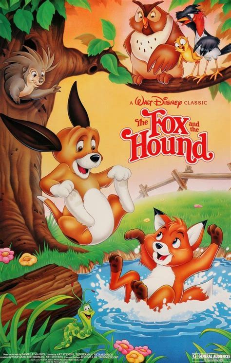 Fox And The Hound 1981 Original R1988 One Sheet Movie Poster Walt