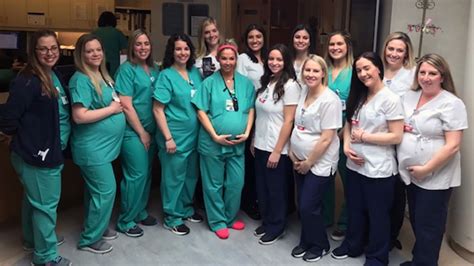 15 Labor And Delivery Nicu Nurses Pregnant At Nyu Winthrop Hospital In Mineola Abc7 New York