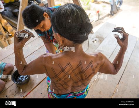 Panama Darien Province Bajo Chiquito Woman Of The Native Indian