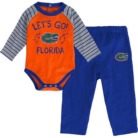 Infant Orangeroyal Florida Gators Touchdown 20 Raglan Long Sleeve