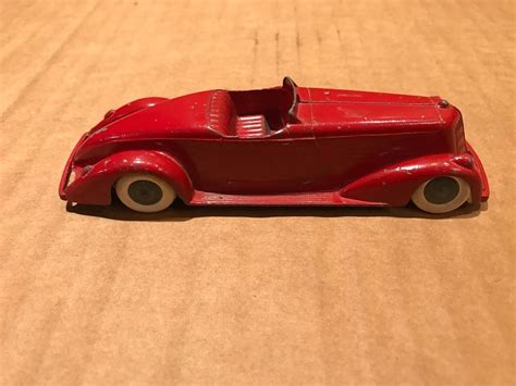 Vintage Tootsietoy Die Cast 6 Red Auburn Roadster No 1016 Toy Car