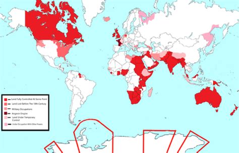 All Land Ever Owned By The British Empire Maps On The Web Map