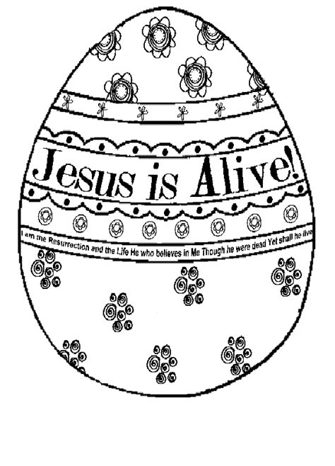 Religious Easter Coloring Pages At Free Printable