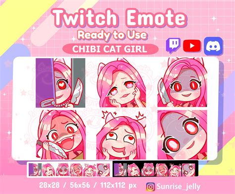 Art And Collectibles Red Hair Girl Anime Twitch Emotes Discord Emotes