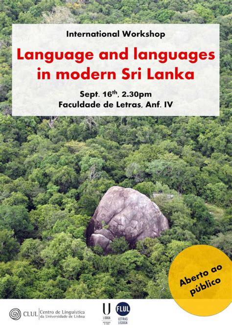 Language And Languages In Modern Sri Lanka Plataforma 9