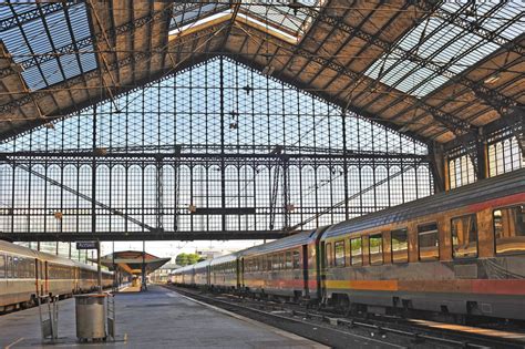 France Paris Austerlitz Railway Station Stock Image Image Of