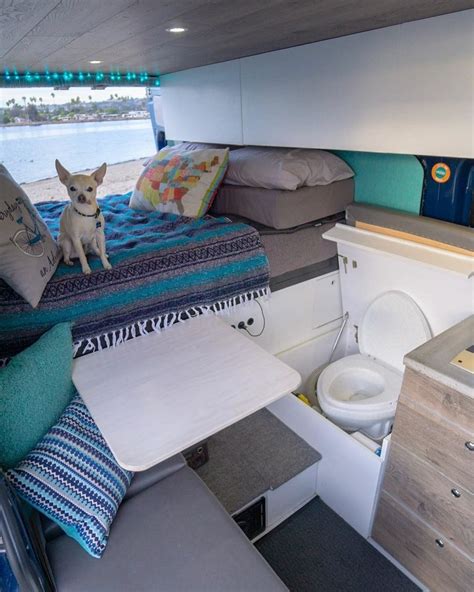 12 Camper Vans With Bathrooms Toilet And Shower Inspiration For Off Grid