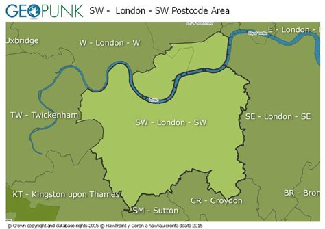 Map Of Sw Postcode Districts South West London Maproom Vrogue