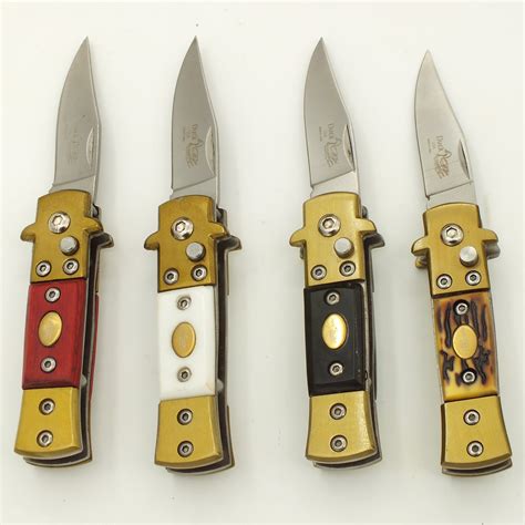 Mini Stiletto Switchblade Set Of 24 Panther Wholesale