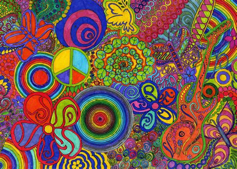 Psychedelic Art Artwork Fantasy Dream Color Neon Detail