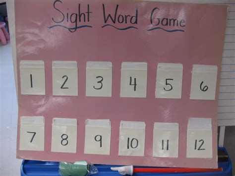 Sight Word Games For Kindergarten Kindergarten
