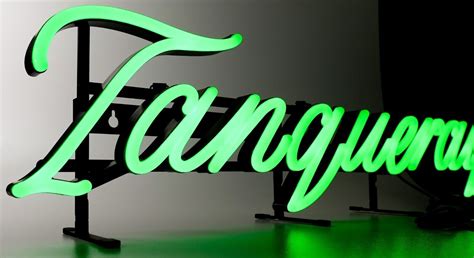Tanqueray Gin Led Neon Sign Leuchte Wandleuchtschild Mit Dimmer Bar Neu