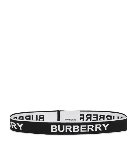 Burberry Black Jacquard Logo Headband Harrods Uk