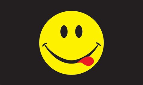 Acid Smiley Face Festival Flag Vanpimps