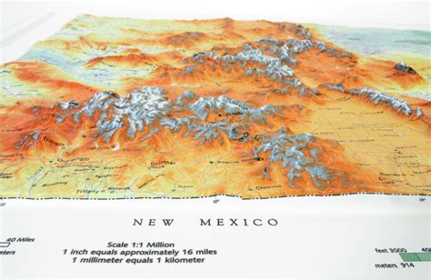 Colorado 3d Raised Relief Map In 2022 Relief Map Digital Elevation