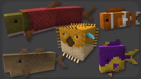 Textured The Fishes For My Resourcepack Minecraft
