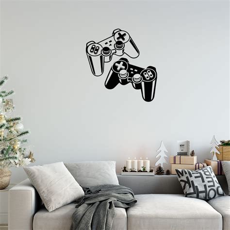 Gamepad Joysticks Wall Sticker Gaming Kids Children Boys Girls