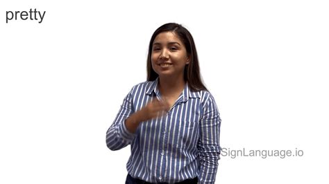 Pretty In Asl American Sign Language 1 Video Examples