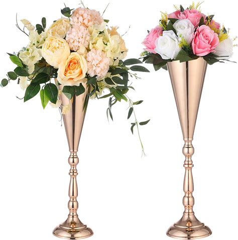 Trumpet Vases For Centerpieces2 Pcs Vases For Living Room