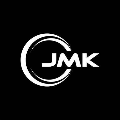 Jmk Letter Logo Design In Illustration Vector Logo Calligraphy Designs For Logo Poster