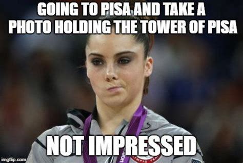 White Girl Being Bored In A Travel Meme Mckayla Maroney Not Impressed