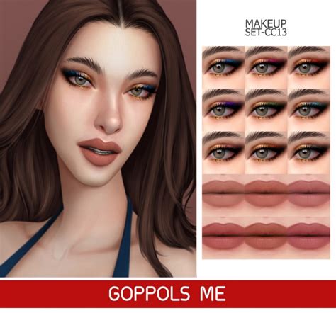 Gpme Gold Makeup Set Cc13 At Goppols Me Sims 4 Updates